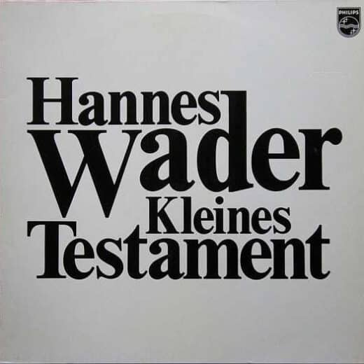 Hannes Wader – Kleines Testament