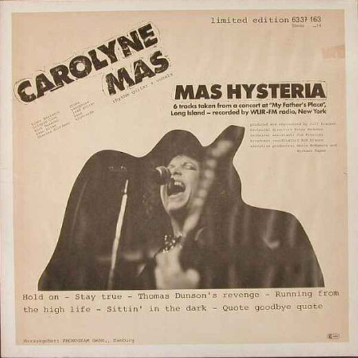 Carolyne Mas ‎– Mas Hysteria