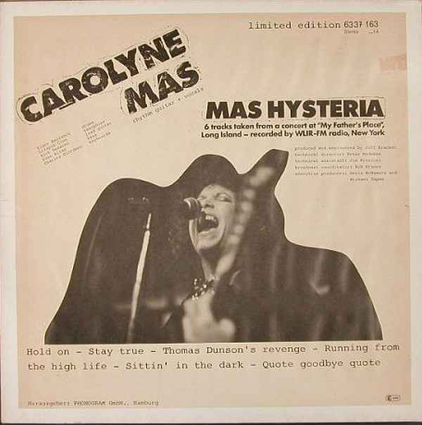 Carolyne Mas ‎– Mas Hysteria